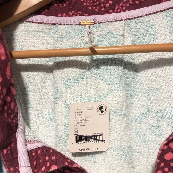 Free People Womens After Swim Long Sleeve Sweatshirt Multicolor Size M - Picture 7 of 8